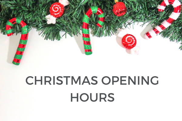 christmas opening times